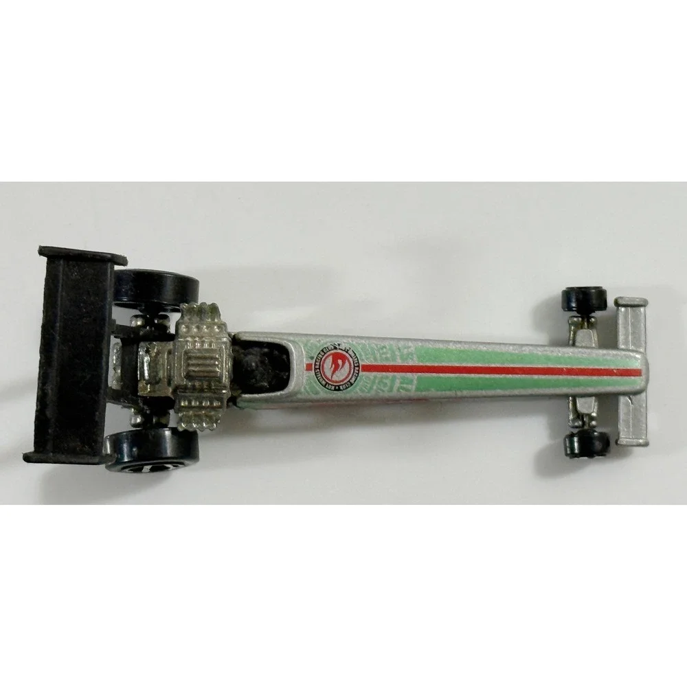 Hot Wheels Dragster Kids 1:64 Silver Green Red Top Fuel Racing Club 1994 Mattel